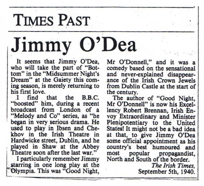 Jimmie O'Dea